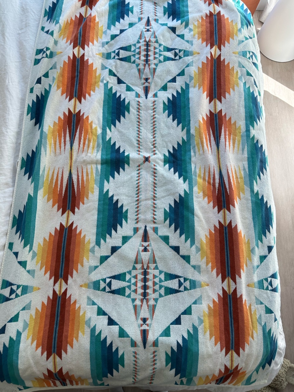 Pendleton home collection oversized jacquard bath towel